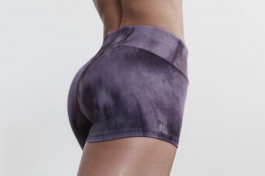 Nobull 2 Tie-Dye Kurze Hose Damen Lila | 68453-YHFT