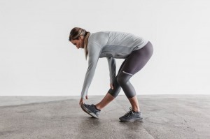Nobull 4-Way Stretch Woven Jacken Damen Grau | 73102-IWHS