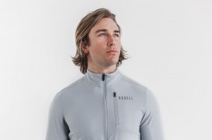 Nobull 4-Way Stretch Woven Jacken Herren Grau | 30456-CSQE