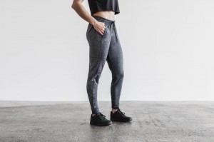 Nobull Adjustable Jogginghose Damen Grau | 15436-OZYR