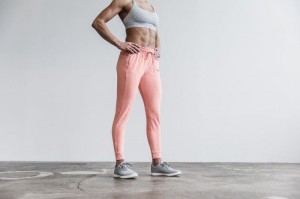 Nobull Adjustable Jogginghose Damen Koralle | 84351-IPKV