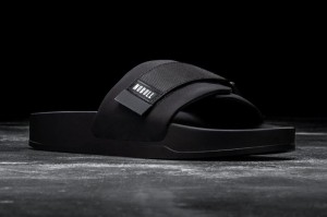 Nobull Adjustable Pantoletten Damen Schwarz | 83470-SVIF