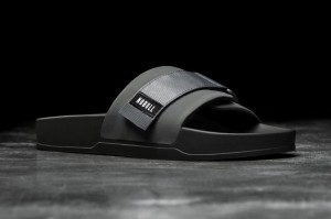 Nobull Adjustable Pantoletten Herren Dunkelgrau | 70391-RHEB