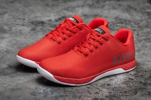 Nobull Alert Sportschuhe Damen Rot | 92650-REHK