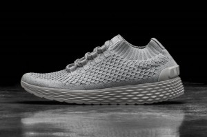Nobull Arctic Reflective Knit Laufschuhe Damen Grau | 90283-CDNM