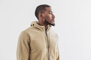 Nobull Arctic Zip-Up Jacken Herren Beige | 14057-CSVZ