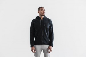Nobull Arctic Zip-Up Jacken Herren Schwarz | 13754-APHN
