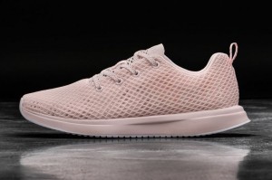 Nobull Blush Mesh Laufschuhe Damen Rosa | 90256-ERGO