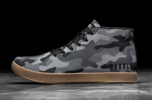 Nobull Canvas Mid Sportschuhe Damen Schwarz | 20716-LMDP