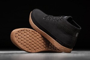 Nobull Canvas Mid Sportschuhe Herren Schwarz Kaffee | 69021-FCGL