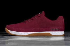 Nobull Canvas Sportschuhe Damen Bordeaux | 57193-RHFX