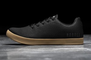 Nobull Canvas Sportschuhe Damen Schwarz | 20739-SVWG