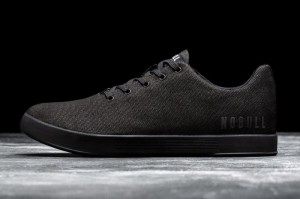 Nobull Canvas Sportschuhe Damen Schwarz | 02418-OZVP