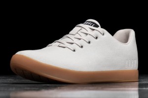 Nobull Canvas Sportschuhe Damen Weiß | 24760-JPCK