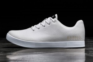 Nobull Canvas Sportschuhe Herren Weiß | 30174-OEIU
