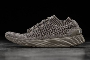 Nobull Clay Knit Laufschuhe Herren Braun | 18264-ZGIB