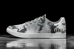 Nobull Cloud Tie-Dye Canvas Sportschuhe Damen Grau | 39826-CNOW
