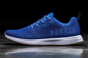 Nobull Cobalt Mesh Laufschuhe Damen Blau | 43682-QWJY