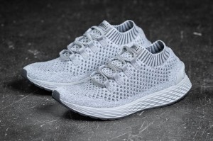 Nobull Cool Knit Laufschuhe Damen Grau | 13648-YWCU