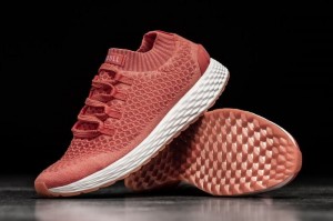 Nobull Coral Knit Laufschuhe Damen Koralle | 28645-BJWT