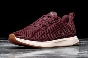 Nobull Crimson Mesh Laufschuhe Damen Bordeaux | 04812-WNMI