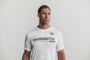 Nobull Crossfit Games 2021 Davidsdottir Trikot Herren Weiß | 92041-EPBF