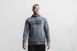 Nobull Crossfit Games 2021 Hoodie Herren Tiefesgrau | 57069-WZYO
