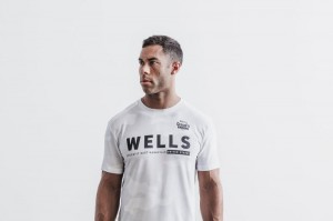 Nobull Crossfit Games 2021 Wells Trikot Herren Weiß | 20981-PFHL