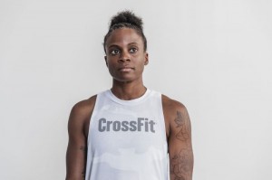 Nobull Crossfit High-Neck Camo Muskelshirt Damen Weiß | 84230-JLBY