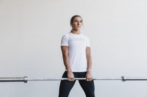 Nobull Crossfit T-shirts Damen Weiß | 26345-BJPM