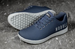 Nobull Denim Sportschuhe Damen Blau | 16745-LTRP
