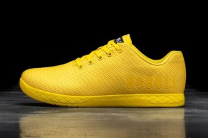 Nobull Drop Sportschuhe Damen Zitrone | 20847-MXVH
