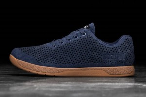 Nobull Dusk Suede Sportschuhe Damen Navy | 59246-XGCM
