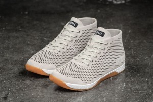 Nobull Dust Suede Mid Sportschuhe Damen Beige | 45728-EPQH