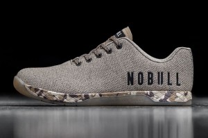 Nobull Earth Heather Sportschuhe Damen Beige | 35876-JTML