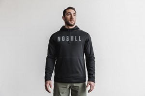Nobull Fast-Drying Hoodie Herren Schwarz | 93751-WJFT