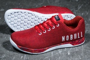 Nobull Fire Heather Sportschuhe Damen Rot | 23097-RMVO