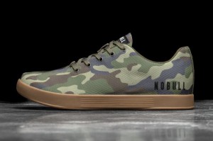 Nobull Forest Canvas Sportschuhe Damen Camouflage | 57903-XRPW