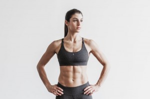 Nobull Heather Sport BH Damen Grau | 24795-MXPZ