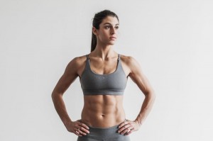 Nobull Heather Sport BH Damen Grau | 34617-UEHF