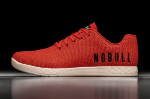 Nobull Heather Sportschuhe Damen Rot | 43261-YZPE