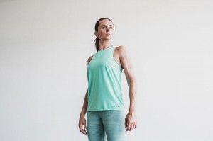 Nobull High-Neck Bright Colors Muskelshirt Damen Türkis | 30941-ZLKV