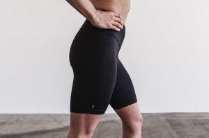 Nobull High-Rise 8 Kurze Hose Damen Schwarz | 37259-LTGM