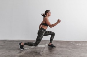 Nobull High-Rise Camo Strumpfhose Damen Camouflage | 78291-LGCM