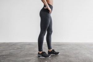 Nobull High-Rise Matte Strumpfhose Damen Grau | 01736-DTMS