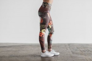 Nobull High-Rise Oasis Strumpfhose Damen Mehrfarbig | 53482-DMZB