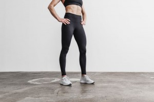 Nobull High-Rise Strumpfhose Damen Schwarz | 69207-PCXT