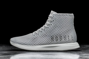 Nobull High-Top Arctic Mesh Laufschuhe Damen Grau | 82351-XTMH