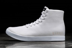 Nobull High-Top Canvas Sportschuhe Herren Weiß | 38471-MGNS