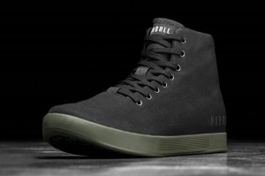 Nobull High-Top Canvas Sportschuhe Herren Schwarz Dunkelgrün | 34581-QUEH
